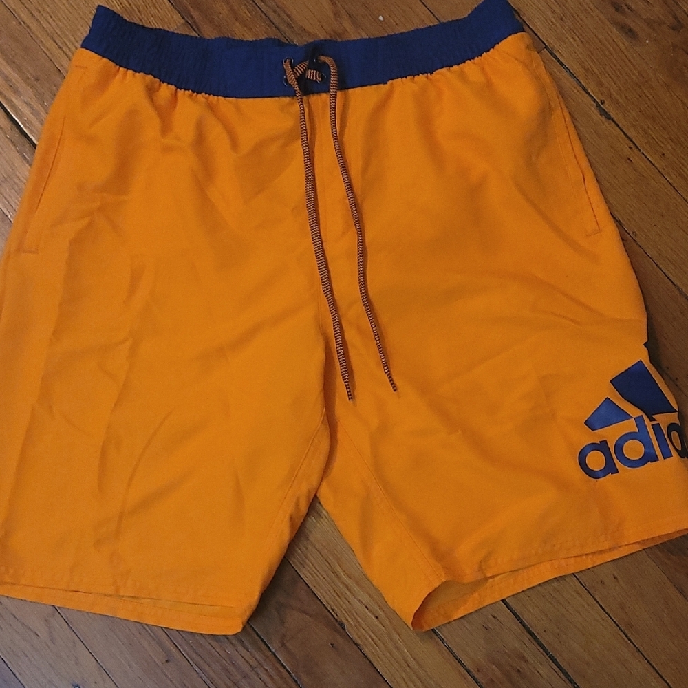 Adidas Men's Orange Swim Shorts